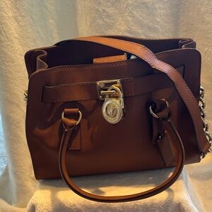 Michael Kors Brown Leather Handbag